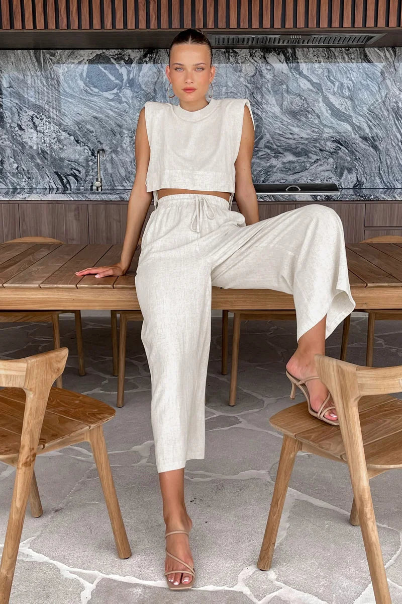 Coordinato Lino Vacanza Donna